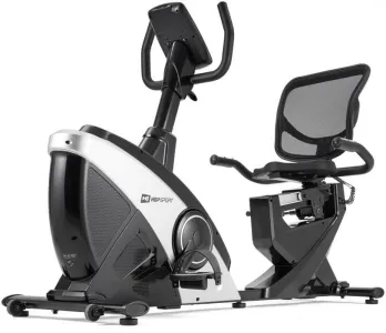 Горизонтальний велотренажер Hop-Sport HS-070L Helix сріблястий iConsole+ - фото 
