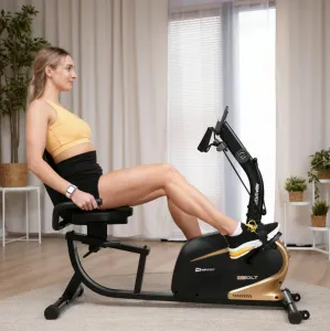 Горизонтальний велотренажер Hop-Sport  HS-045L Volt Gold - фото 104211