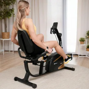 Горизонтальний велотренажер Hop-Sport  HS-045L Volt Gold - фото 104213