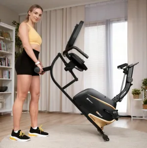 Горизонтальний велотренажер Hop-Sport  HS-045L Volt Gold - фото 104214