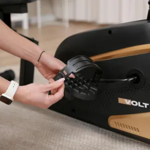 Горизонтальний велотренажер Hop-Sport  HS-045L Volt Gold - фото 104219