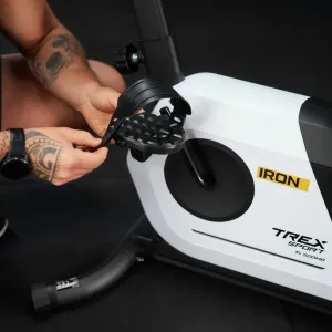 Велотренажер Trex Sport TX-500MB IRON магнітний білий - фото 104523