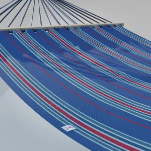 Стійка для гамака + Двомісний гамак з планкою RIO XXL синій 200х150 WCG (W-5050H08B-2) - фото 105179