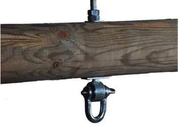 Підвіс-карабін, гак для підвішування + зубчики  WCG M12x140 (W-209) - фото 106351