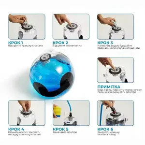Сумка для тренувань WCG Water Ball – аквамішок 30×42 см, до 15 кг (W-0030) - фото 106588