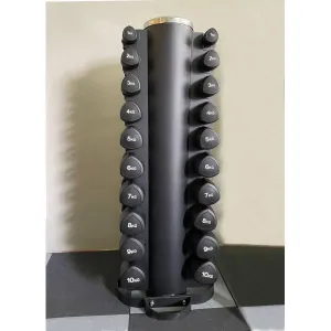 Гантельний ряд з уретановим покриттям 1-10 кг Generation Fitness FF51D6C-1-10kg - фото 107990
