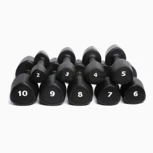 Гантельний ряд з уретановим покриттям 1-10 кг Generation Fitness FF51D6C-1-10kg - фото 