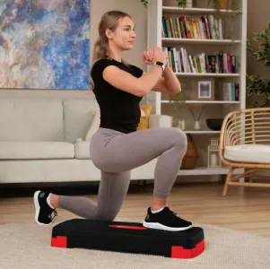 Степ-платформа Hop-Sport HS-PP033AS чорно-червона - фото 108341