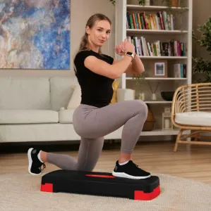 Степ-платформа Hop-Sport HS-PP033AS чорно-червона - фото 108342