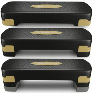 Степ-платформа Hop-Sport HS-PP033AS чорно-золота - фото 108359