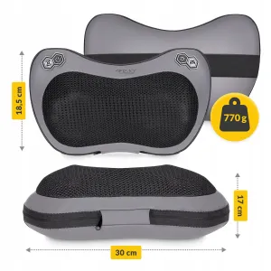 Подушка-масажер 4FIZJO Shiatsu Pro+ Black (P-5907739319159) - фото 108900