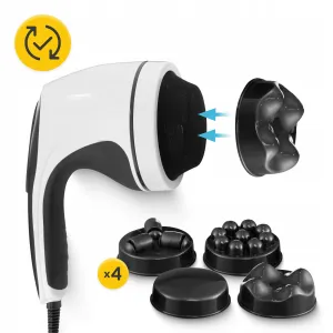 Ручний антицелюлітний масажер 4FIZJO Body Shaping 4 в 1 White (P-5907739319111) - фото 108945