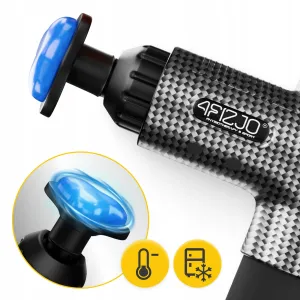 Ручний перкусійний масажер 4FIZJO Massage Gun Ultra Cool Edition 100 Вт масажний пістолет (P-5905973401470) - фото 109034