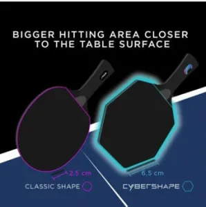 Ракетка для настільного тенісу Banda by Stiga Allround Future Cybershape System FL (1650-0201-35) - фото 109790