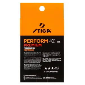 М'ячі для настільного тенісу Stiga Perform Premium ITTF 6 шт (1113-2410-06) - фото 109792
