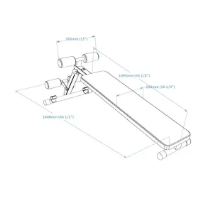 Лава для преса до шведської стінки BenchK B1B - фото 109968