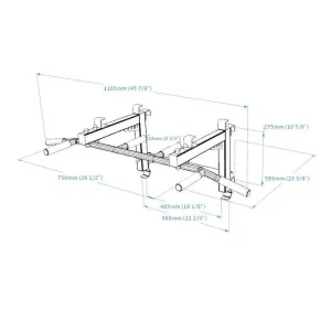 Турнік до шведської стінки BenchK PB3B - фото 109972