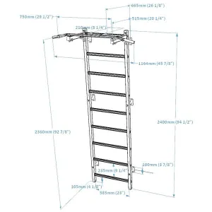 Шведська стінка BenchK 721W - фото 110007