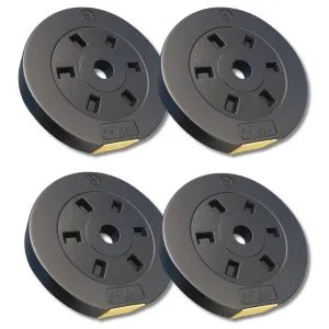Комплект композитних дисків Besport PowerPro 20 (4х5кг) 31 мм - фото 