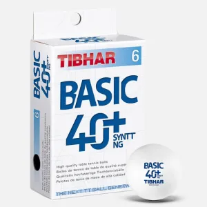 М'ячі для настільного тенісу Tibhar Basic 40+ SYNTT NG 6 шт (85511200) - фото 111752