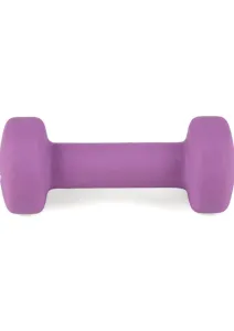 Гантелі для фітнесу Queenfit неопренові 2х1кг фіолетовий - фото 112062