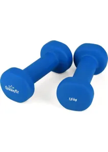 Гантелі для фітнесу Queenfit 2х1,5кг світло-синій (QF-2x1.5-BS) - фото 112064