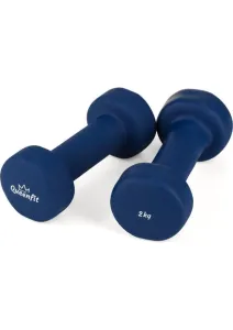 Гантелі для фітнесу неопренові Queenfit 2х2кг темно-синій (QF22-DB) - фото 112067