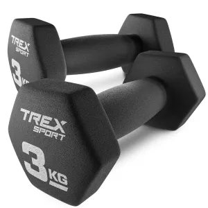 Гантелі неопренові TREX Sport TX-030VD 2x3кг (TX-030VD) - фото 