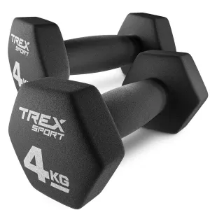 Гантелі неопренові TREX Sport TX-040VD 2x4кг - фото 