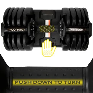 Гантель Cornix з регульованою вагою 2.5-24 кг XR-0405 Black (XR-0405) - фото 112779