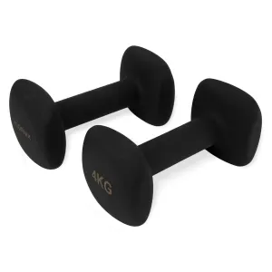 Гантелі вінілові Cornix Square 2 x 4 кг XR-0409 Black (XR-0409) - фото 112786