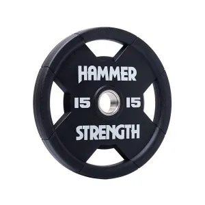Диск олімпійський уретановий Hammer Strength 15 кг - фото 