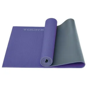 Килимок спортивний Toorx Yoga PVC 173 х 60 х 0,6 см Viola/Antracite (MAT-177) - фото 