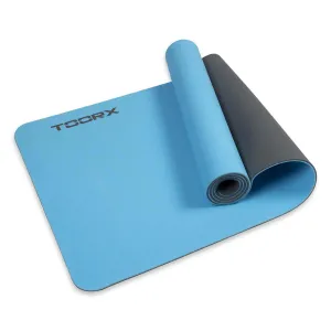 Килимок спортивний Toorx Yoga Professional TPE 183 х 60 х 0,6 см Azzurro/Antracite (MAT-183) - фото 114124