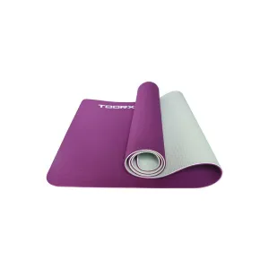 Килимок спортивний Toorx Yoga Professional TPE 183 х 60 х 0,6 см Burgundi/Perla (MAT-184) - фото 
