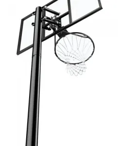 Баскетбольна мобільна стійка Spalding Silver In-Ground 44" 881596CN - фото 114235