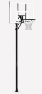 Баскетбольна мобільна стійка Spalding Silver In-Ground 44" 881596CN - фото 