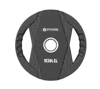 Диск обгумований Fithub 10 кг - фото 114276