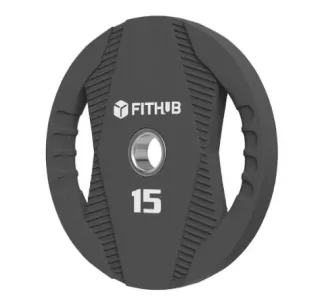 Диск уретановий Fithub 15 кг - фото 114284
