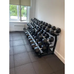 Стійка гантельна 3-х ярусна Generation Fitness FF71D1E (на 15 пар) - фото 114424