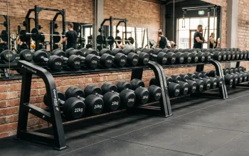 Система зберігання FF71D1C (4 шт) та Гексагональний ряд Generation Fitness 10-40 кг (по 2 шт) - фото 