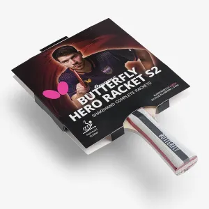 Ракетка для настільного тенісу Butterfly HERO Racket S2 Patrick Franziska (6251720002) - фото 3