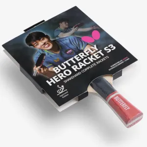 Ракетка для настільного тенісу Butterfly HERO Racket S3 Dang Qiu (6251730002) - фото 6