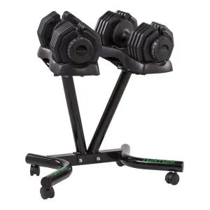 Набірні гантелі Tunturi Selector 2×25 кг зі стійкою + Регульована лава MX Select Bench - фото 1