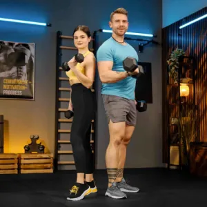 Гантеля шестигранна прогумована TX-200RD Trex Sport 20 кг - фото 3