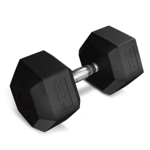 Гантеля шестигранна прогумована TX-200RD Trex Sport 20 кг - фото 