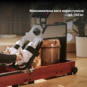 Водний гребний тренажер потрійного складання KINGSMITH WM10 PRO колір червоний дуб (CJWM10 PRO RED OAK) - фото 20