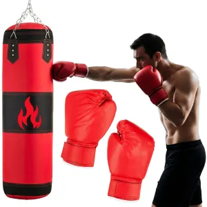 Боксерський мішок з рукавицями та кріпленням Outtec Core Combat - фото 2