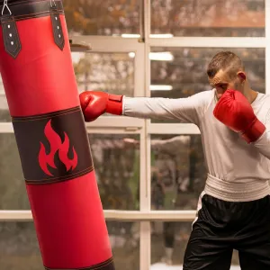 Боксерський мішок з рукавицями та кріпленням Outtec Core Combat - фото 4
