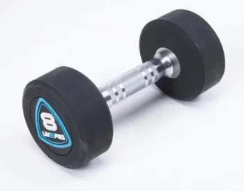 Гантель уретанова LIVEPRO LP8075 (пара) 8кг LP8075/08/BK
